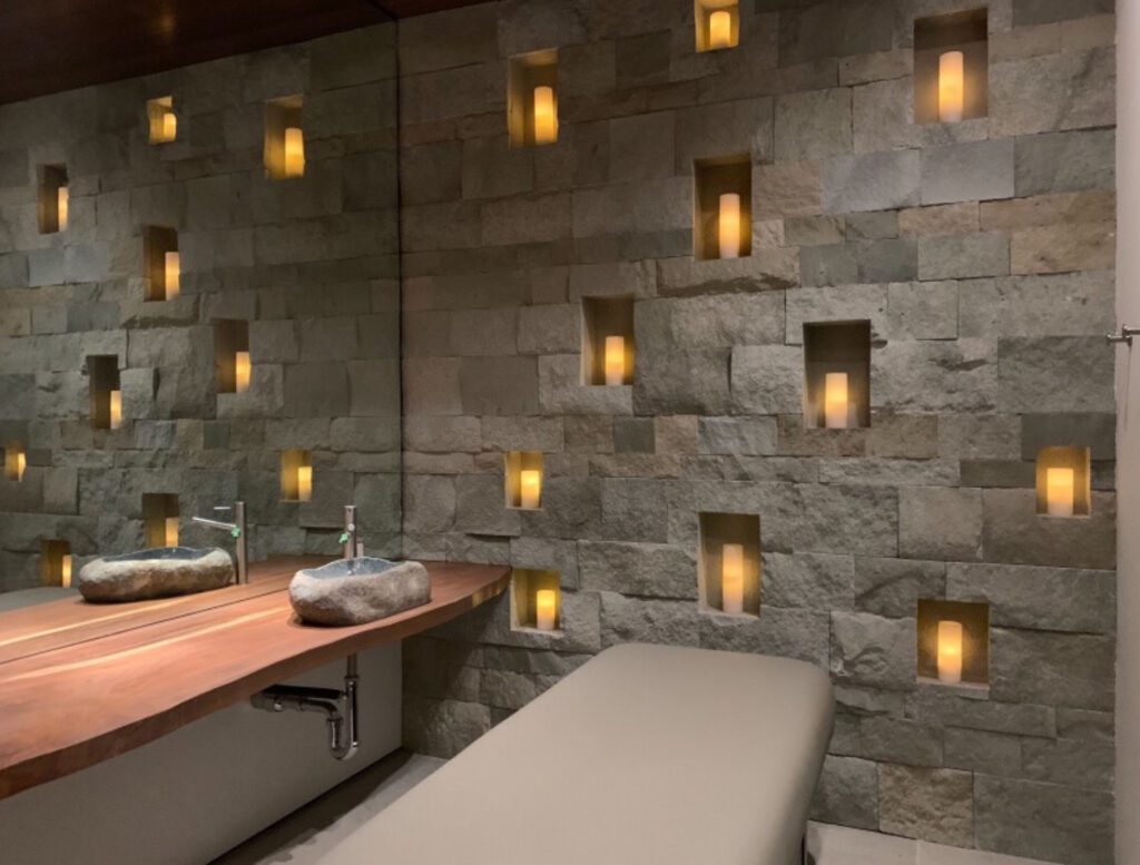 Spa designed by Daniel Stewart at The Strand in Dana Point, CA.